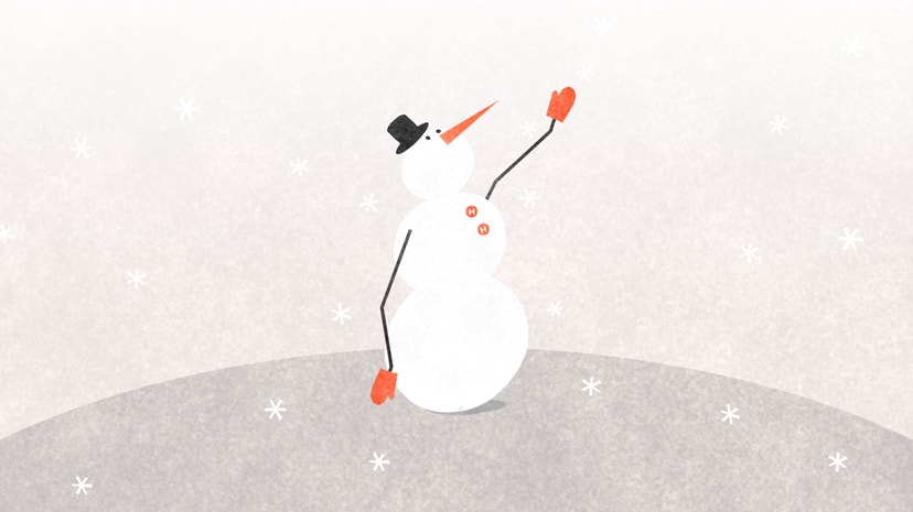 HERMES MERRY SNOWMAN